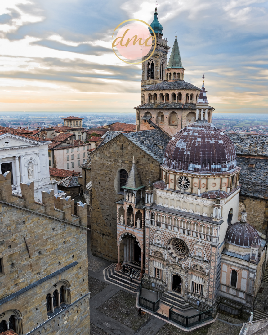 Old town of Bergamo, Italy